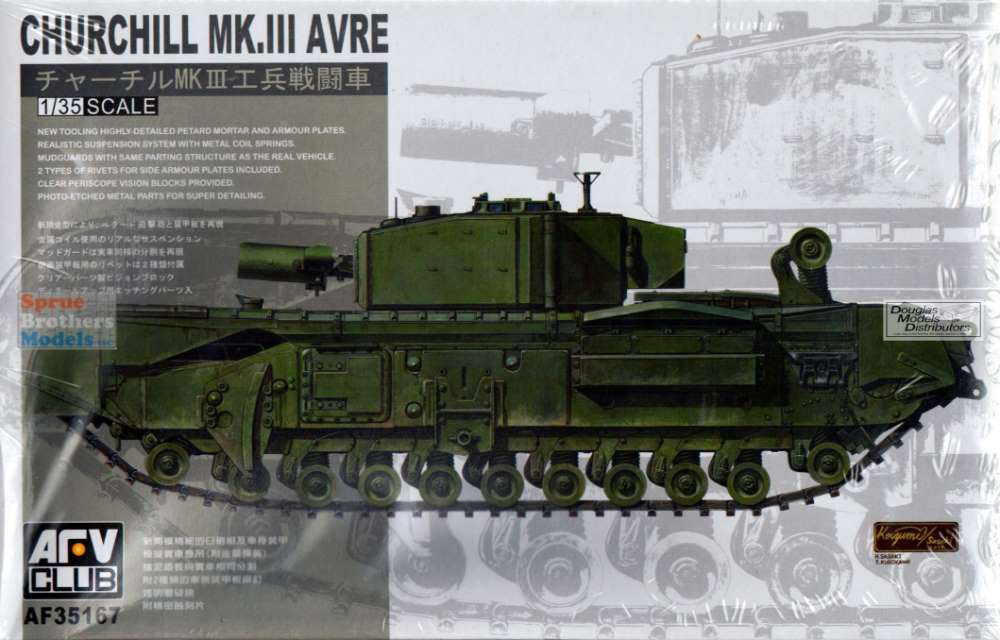 AFV35167 1:35 AFV Club Churchill Mk.III AVRE - Sprue Brothers Models LLC