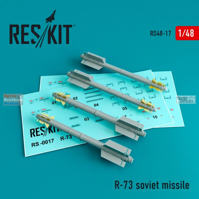Kit De Conversion Reskit - Missiles R-550 Magic-2 échelle 1/48 Pour Maquettes Avion