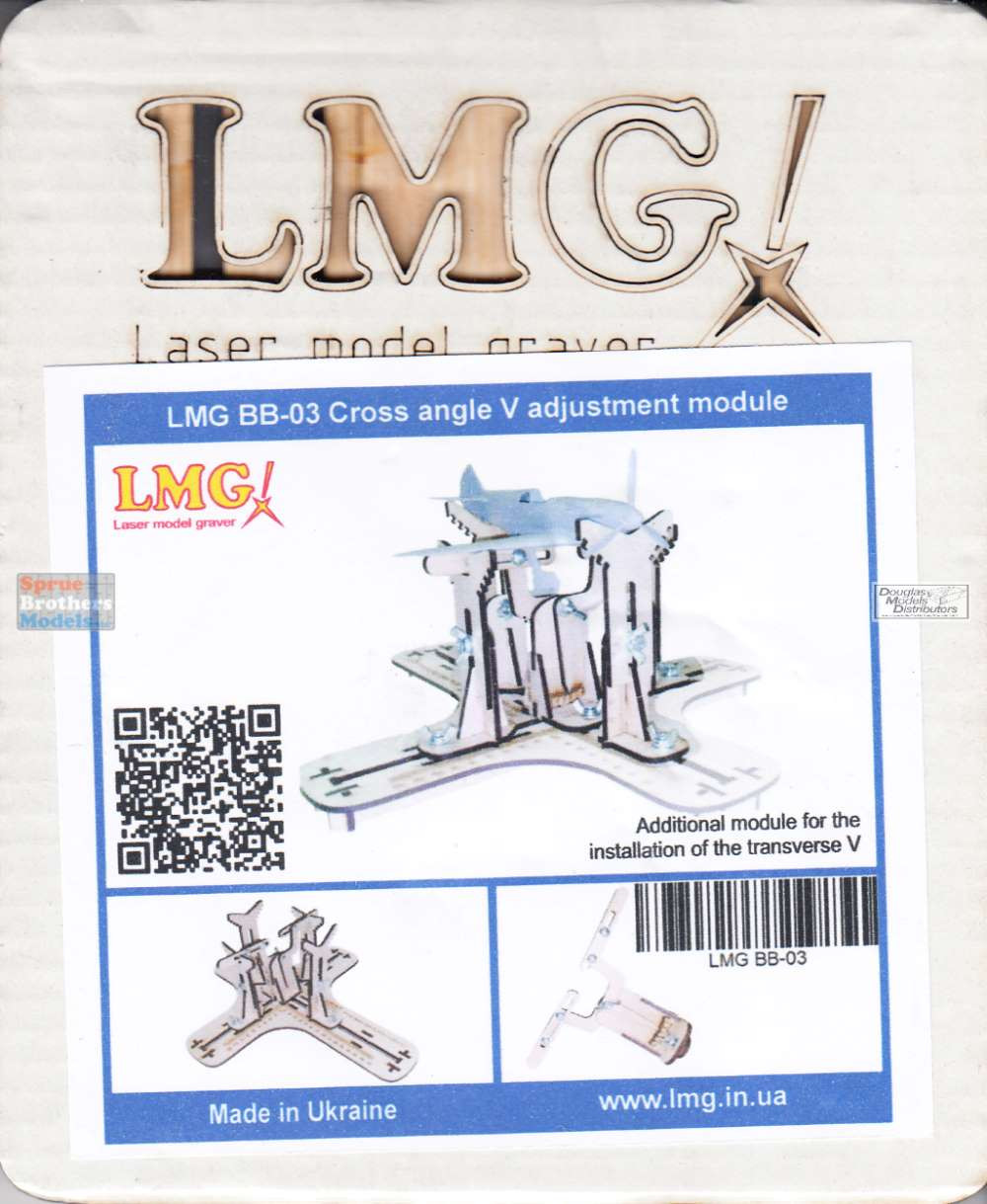 LMG BB-44 Airplane Building Jig – Laser Cut Wood, Scale 1/32 To 1/144, Unassembled Kit, Ukraine