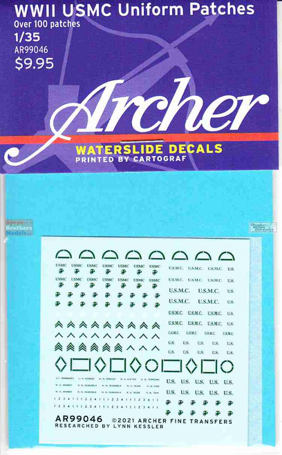 ARCHER FINE TRANSFERS 1/72-1/76 GENERIC GERMAN TURRET NUMBERS74001W