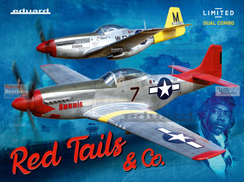 EDU11159 1:48 Eduard P-51D Mustang 'Red Tails & Co' DUAL COMBO [2 kits]