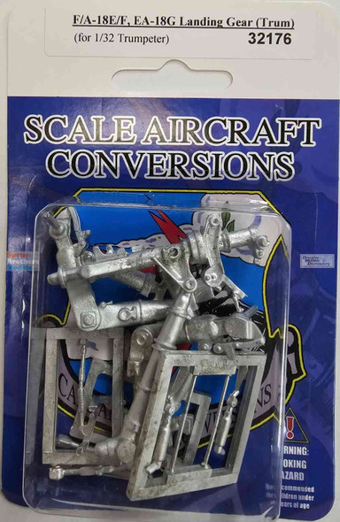 SAC32176 1:32 Scale Aircraft Conversions - F-18E F-18F Super Hornet EA-18G Growler Landing Gear (TRP kit)