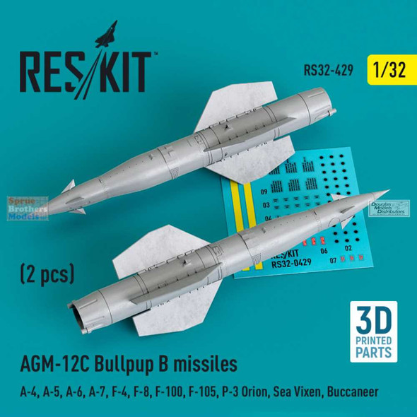 RESRS320429 1:32 ResKit AGM-12C Bullpup B Missiles