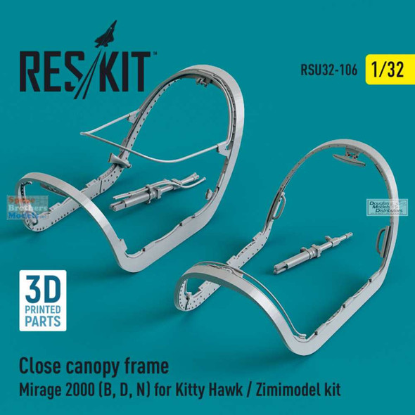 RESRSU320106U 1:32 ResKit Mirage 2000B/D/N Closed Canopy Frame (ZIM kit)