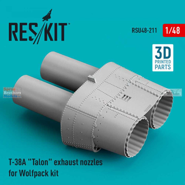 RESRSU480211U 1:48 ResKit T-38A Talon Exhaust Nozzles (WPD kit)