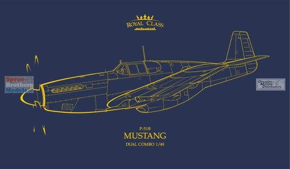 EDUR0019 1:48 Eduard P-51B Mustang Royal Class (2 full kits)