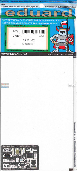EDU73823 1:72 Eduard Color PE - CR.32 Freccia Detail Set (ITA kit)