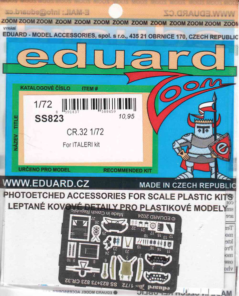 EDUSS823 1:72 Eduard Color Zoom PE - CR.32 Freccia (ITA kit)