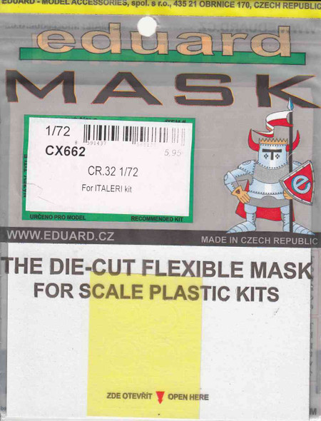 EDUCX662 1:72 Eduard Mask - CR.32 Freccia (ITA kit)