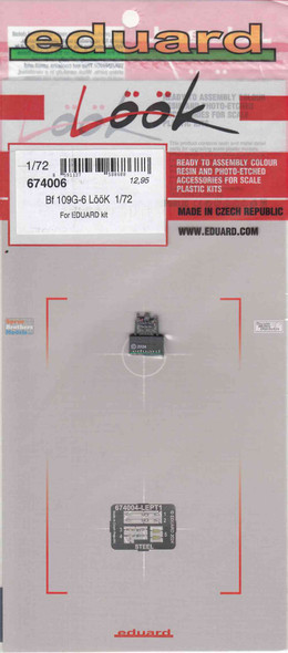 EDU674006 1:72 Eduard Look - Bf109G-6 (EDU kit)