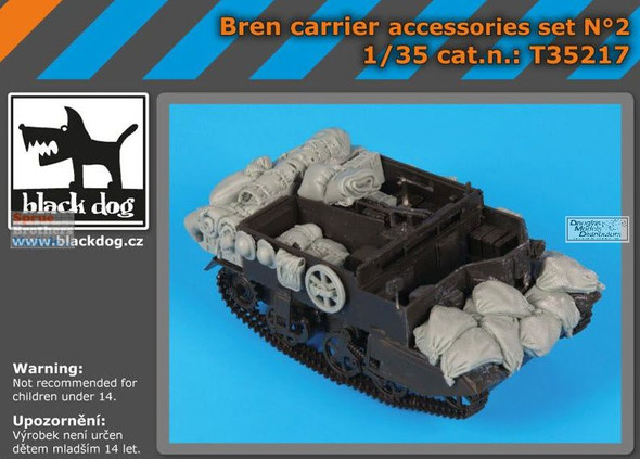 BLDT35217T 1:35 Black Dog Bren Universal Carrier Stowage Accessories Set (TAM kit)
