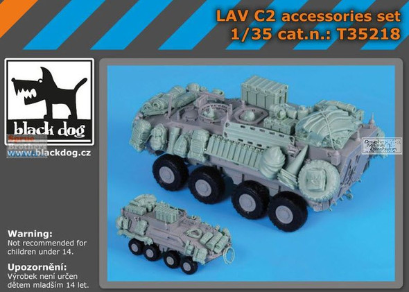 BLDT35218T 1:35 Black Dog LAV C2 Stowage Accessories Set (TRP kit)