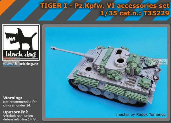 BLDT35229T 1:35 Black Dog Tiger I Stowage Accessories Set (ACA kit)