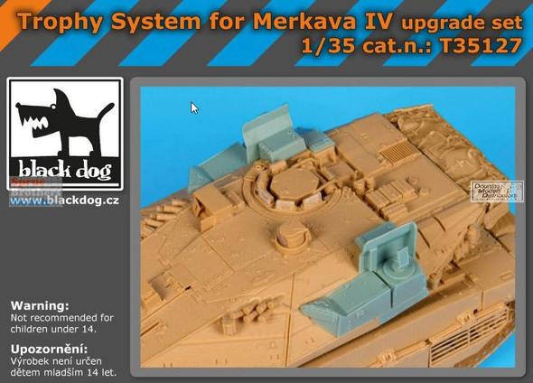 BLDT35127T 1:35 Black Dog Trophy System for Merkava IV (HBS kit)