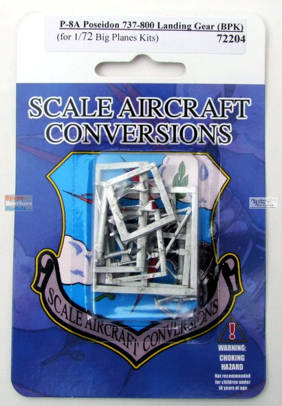 SAC72204 1:72 Scale Aircraft Conversions - P-8A Poseidon / 737-800 Landing Gear (BPK kit)