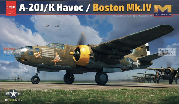 HKM01E40 1:32 HK Models A-20J A-20K Havoc / Boston IV