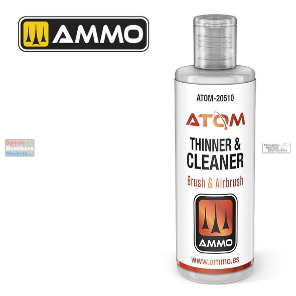 AMMAT20530 AMMO by Mig ATOM Acrylic Paint - Cleaner & Thinner