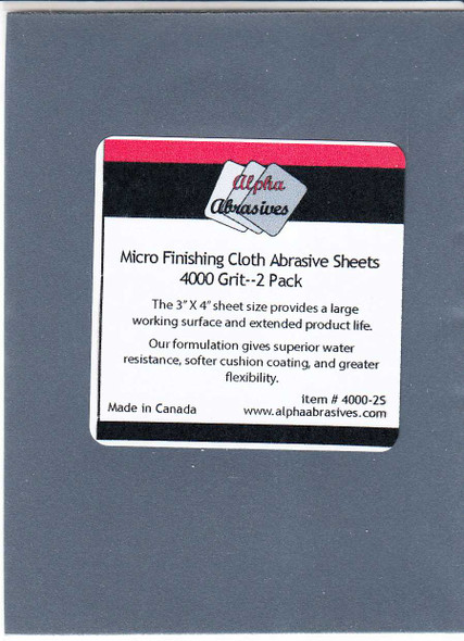 Alpha Abrasives Products - Sprue Brothers Models LLC