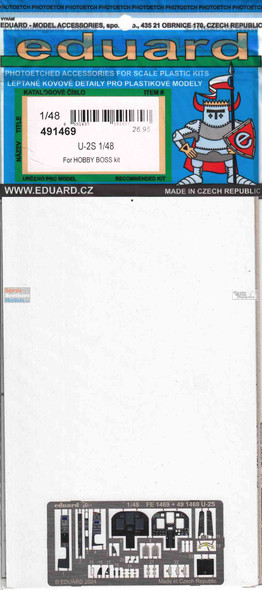 EDU491469 1:48 Eduard Color PE - U-2S Dragon Lady Detail Set (HBS kit)