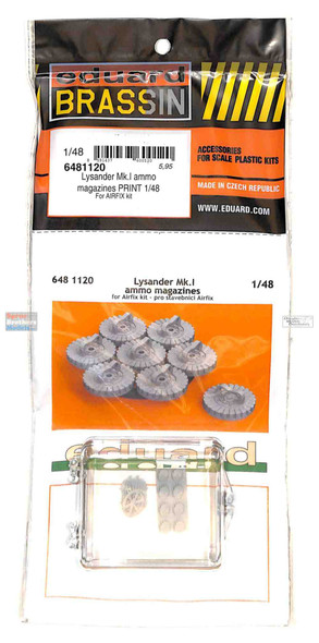EDU6481120 1:48 Eduard Brassin Lysander Mk.I Ammo Magazines (AFX kit)