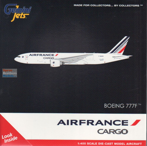 GEMGJ2159 1:400 Gemini Jets Air France Cargo B777F Reg #F-GUOC (pre-painted/pre-built)