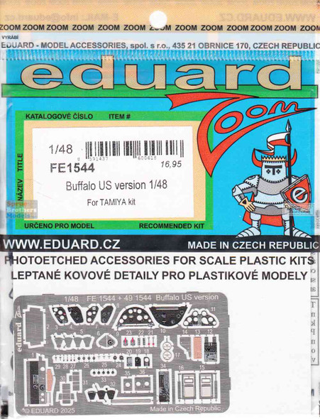 EDUFE1544 1:48 Eduard Color Zoom PE - Buffalo [US Version] (TAM kit)