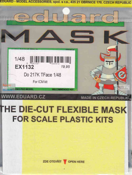 EDUEX1132 1:48 Eduard Mask - Do217K TFace (ICM kit)