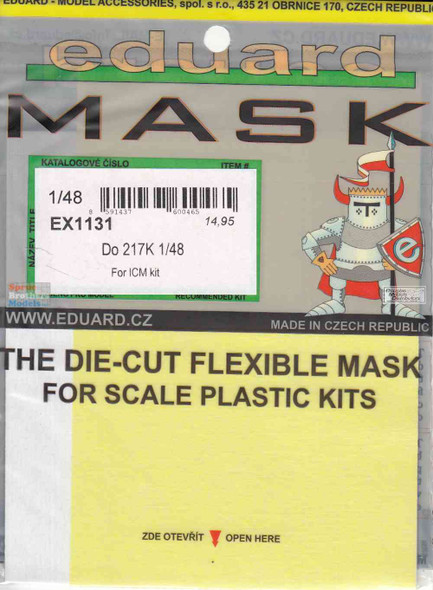 EDUEX1131 1:48 Eduard Mask - Do217K (ICM kit)