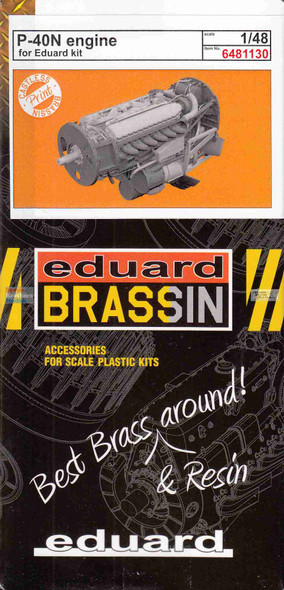 EDU6481130 1:48 Eduard Brassin - P-40N Warhawk Engine (EDU kit)