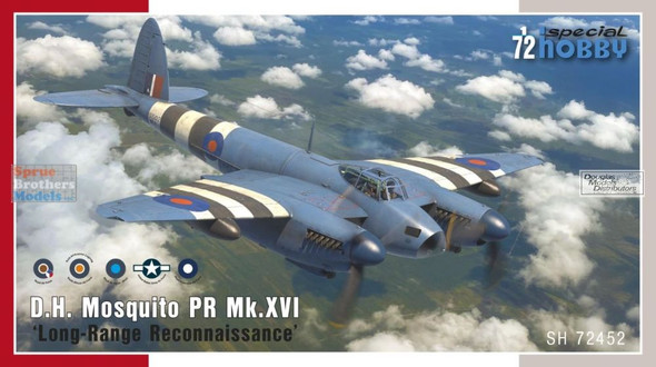 SPH72452 1:72 Special Hobby Mosquito PR Mk.XVI 'Long-Range Reconnaissance'