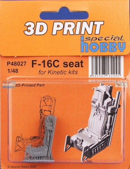SPHP48027P 1:48 Special Hobby F-16C Falcon Ejection Seat (KIN kit)