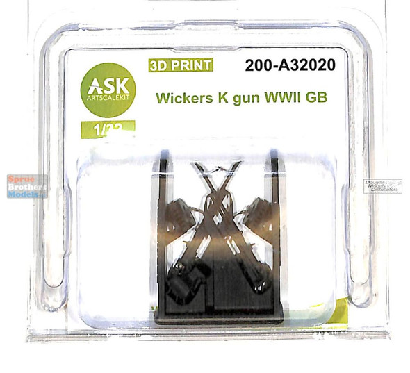 ASKA32020 1:32 ASK/Art Scale Wickers K Gun WW2 GB