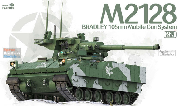 MGF2013 1:35 Magic Factory M2128 Bradley 105mm Mobile Gun System