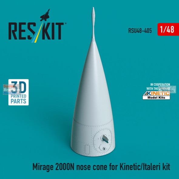 RESRSU480405U 1:48 ResKit Mirage 2000N Nose Cone (KIN/ITA kit)