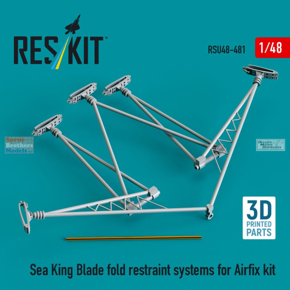RESRSU480481U 1:48 ResKit Sea King Blade Fold Restraint Systems (AFX kit)
