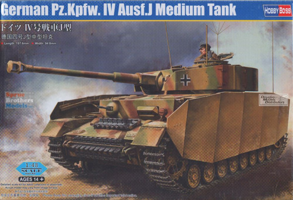 HBS84842 1:48 Hobby Boss Panzer Pz.Kpfw.IV Ausf.J