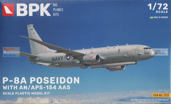 BPK72023 1:72 Big Planes Kits P-8A Poseidon with AN/APS-154 AAS
