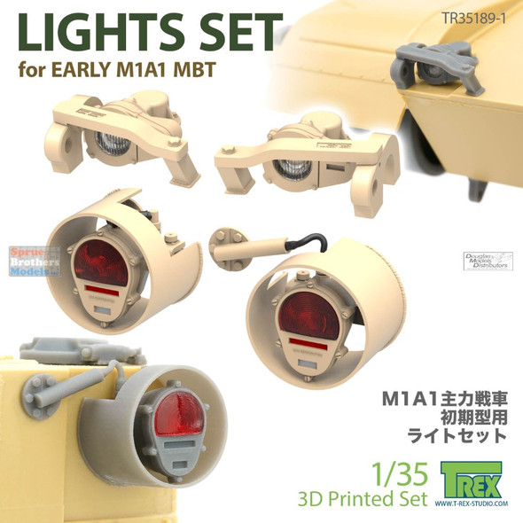 TRXTR35189-1 1:35 TRex - Light Set for Early M1A1