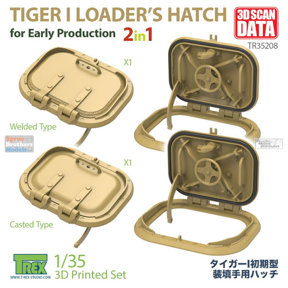 TRXTR35208 1:35 TRex - Loader's Hatch For Tiger I Early