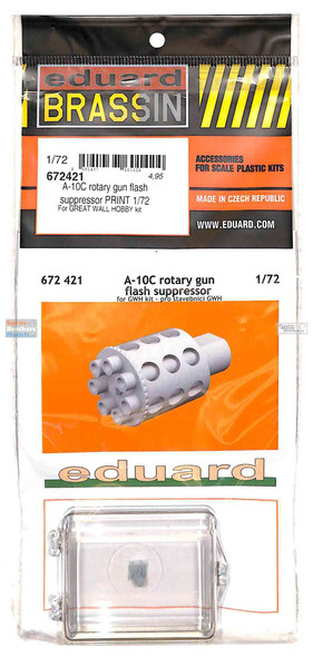 EDU672421 1:72 Eduard Brassin A-10C Thunderbolt II Rotary Gun Flash Suppressor (GWH kit)
