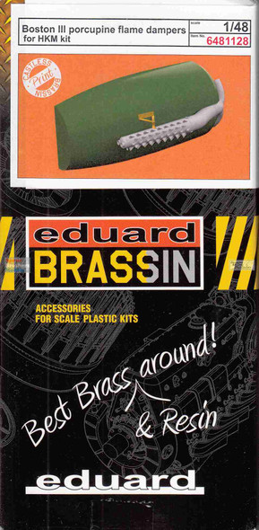 EDU6481128 1:48 Eduard Brassin Boston III (A-20 Havoc) Porcupine Flame Dampers (HKM kit)