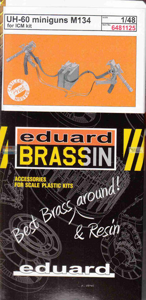 EDU6481125 1:48 Eduard Brassin UH-60 Black Hawk M134 Miniguns (ICM kit)