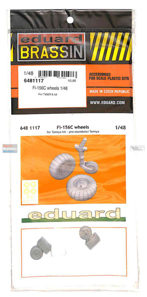 EDU6481117 1:48 Eduard Brassin - Fi156C Storch Wheels (TAM kit)