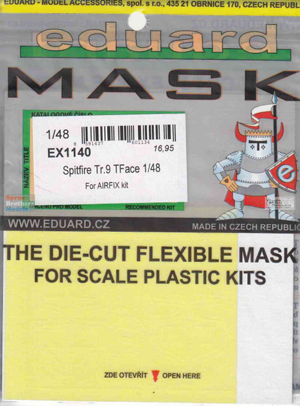 EDUEX1140 1:48 Eduard Mask - Spitfire TR.9 TFACE (AFX kit)