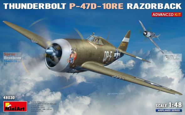 MIA48030 1:48 Miniart P-47D-10RE Thunderbolt Razorback [Advanced Kit]