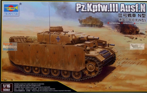 TRP00956 1:16 Trumpeter Panzer Pz.Kpfw.III Ausf.N