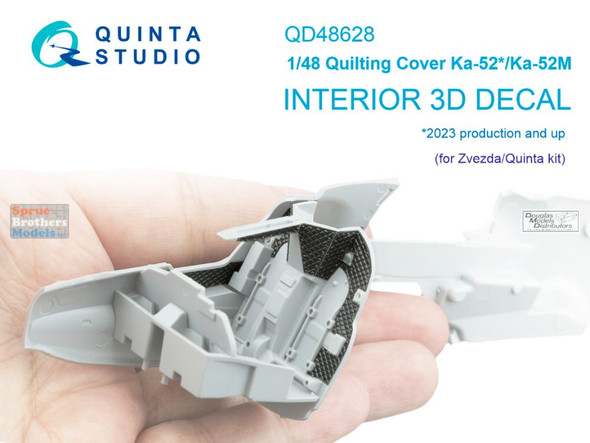 QTSQD48628 1:48 Quinta Studio 3D Decal - Ka-52 Ka-52M Hokum Quilting Cover Set (QTS/ZVE kit)