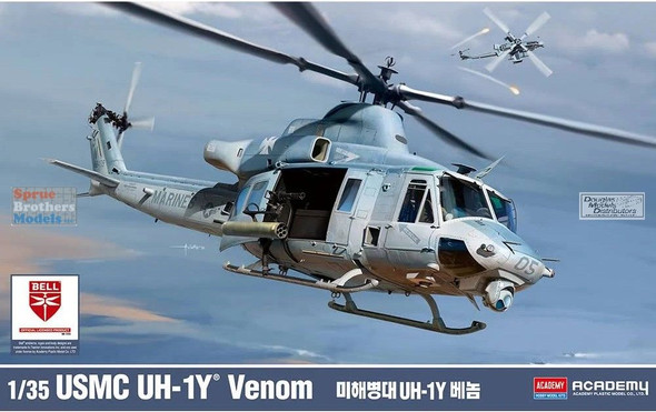 ACA12138 1:35 Academy USMC UH-1Y Venom ACA12138 1:35 Academy USMC UH-1Y Venom