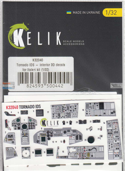 RESK32040K 1:32 ResKit/Kelik 3D Interior Set - Tornado IDS (ITA kit)