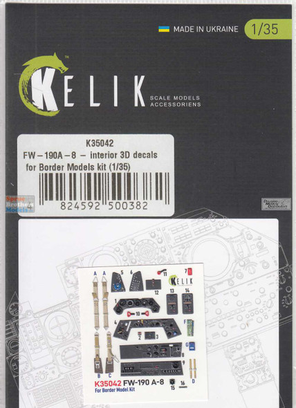 RESK35042K 1:35 ResKit/Kelik 3D Interior Set - Fw190A-8 (BDM kit)